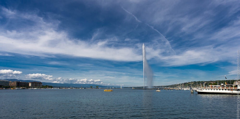 Фонтан Jet d'eau de Genève 