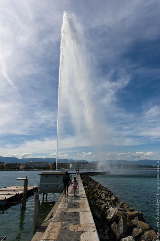 Фонтан Jet d'eau de Genève 