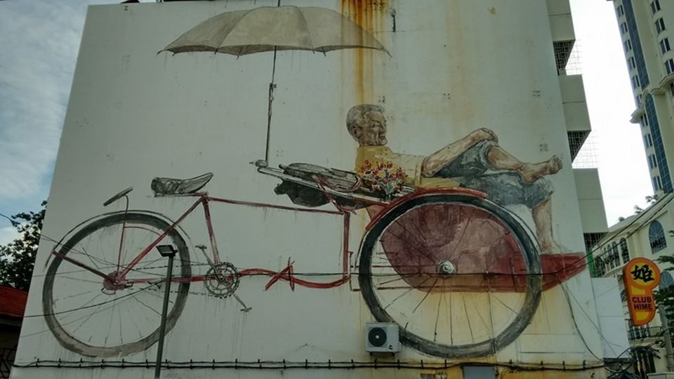 Майстри на вулицях Джорджтауна. Penang street art